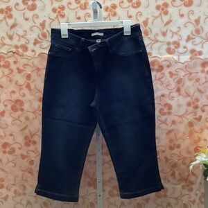 Canyon River Blues Women's Cropped Jeans - Deep Indigo